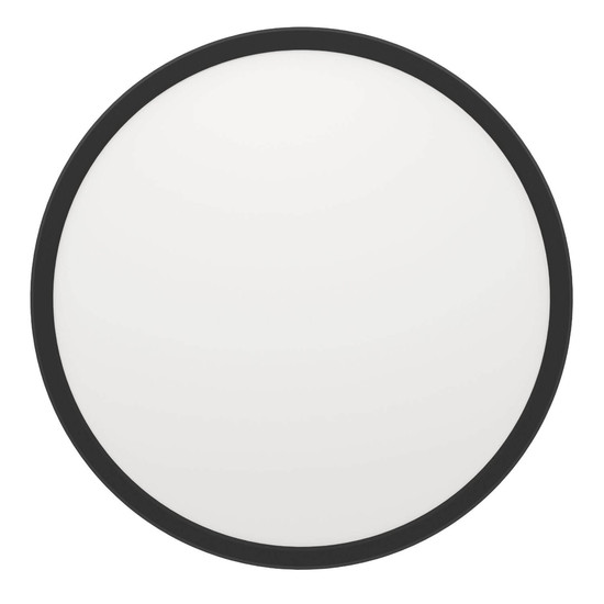 Eglo LED Deckenleuchte Minerario 16,4W warmweiss 3000K IP54 Schwarz Ø30cm 901572