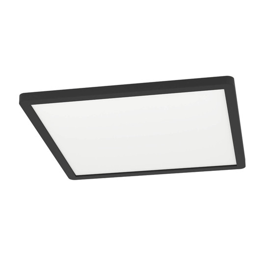 Eglo LED Deckenleuchte Minerario 16,4W warmweiss 3000K IP54 Schwarz 29x29cm 901574