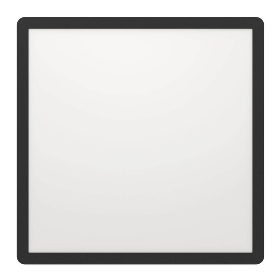 Eglo LED Deckenleuchte Minerario 20,4W warmweiss 3000K IP54 Schwarz 39x39cm 901575