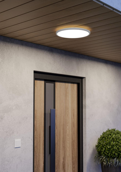 Eglo LED Deckenleuchte Minerario 20,2W warmweiss 3000K IP54 Weiss Ø39cm 901577
