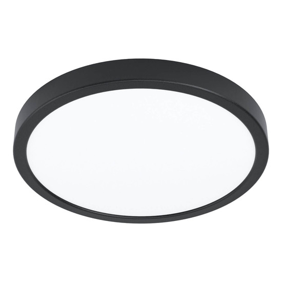 Eglo LED Aufbauleuchte Fueva 6-Z Smart dimmbar 17,5W RGB CCT warm-/tageslichtweiss 2700-6500K Zigbee IP44 Schwarz Ø39cm 901725