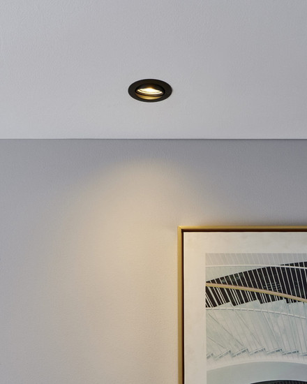 Eglo LED Einbauspot Favazzina 3-flammig GU10 3x 4W warmweiss 2700K Schwarz Stahl Ø9cm 901755