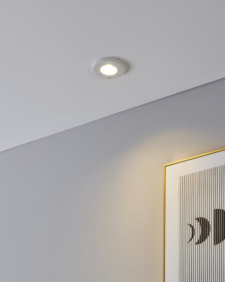 Eglo LED Einbauspot Favazzina 3-flammig GU10 3x 4W warmweiss 2700K IP44 Weiss Klar Stahl Glas Ø8,5cm 901759