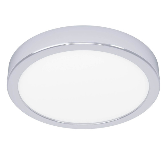 Eglo LED Aufbauleuchte Fueva 6 11,5W CCT warm-/neutral-/tageslichtweiss 2700/4000/6500K IP44 Chrom Stahl Ø21cm 901763