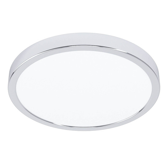 Eglo LED Aufbauleuchte Fueva 6 14,2W CCT warm-/neutral-/tageslichtweiss 2700/4000/6500K IP44 Chrom Stahl Ø28cm 901764