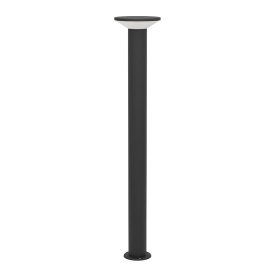 Eglo LED Außen-Stehleuchte Rigosa 10W warmweiss 3000K IP44 Schwarz Stahl 100cm 901842