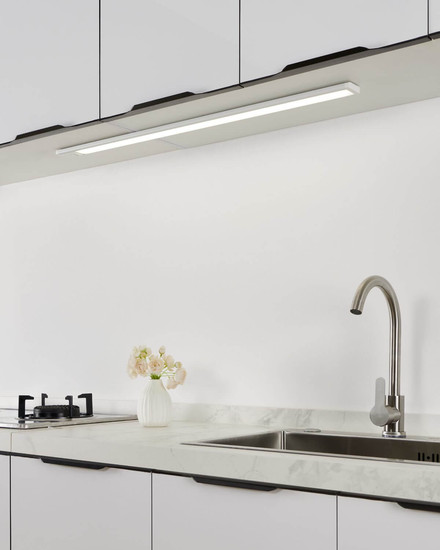 Eglo LED Unterbauleuchte Repilado 2 15W CCT warm-/neutral-/tageslichtweiss 2700/4000/6500K Weiss Aluminium 87x5cm 901994