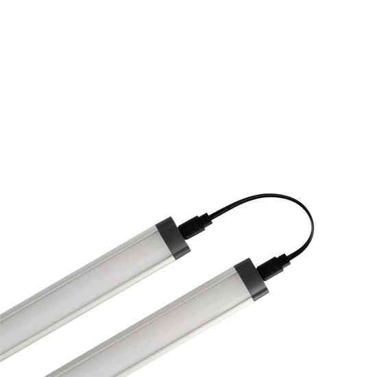 Eglo LED Unterbauleuchte Lerca 5W neutralweiss 4000K Grau Aluminium 37x2,5cm 902002