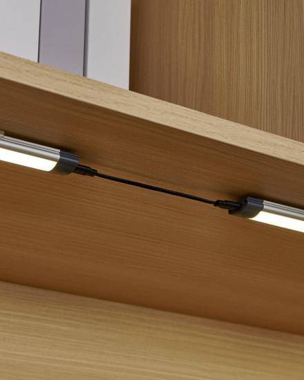 Eglo LED Unterbauleuchte Lerca 5W neutralweiss 4000K Grau Aluminium 37x2,5cm 902002