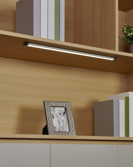 Eglo LED Unterbauleuchte Lerca 8W neutralweiss 4000K Grau Aluminium 57x2,5cm 902004