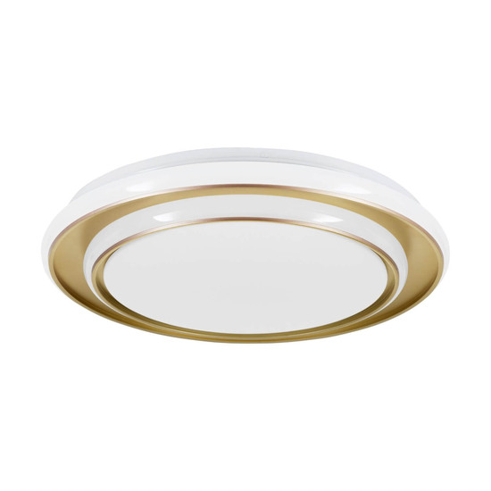 Eglo LED Deckenleuchte Moschetta 24W CCT warm-/neutral-/tageslichtweiss 2700/4000/6500K Goldfarben Stahl Ø40cm 902044