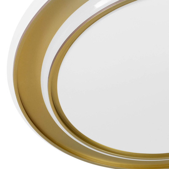 Eglo LED Deckenleuchte Moschetta 24W CCT warm-/neutral-/tageslichtweiss 2700/4000/6500K Goldfarben Stahl Ø40cm 902044