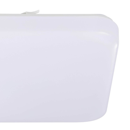 Eglo LED Deckenleuchte Frania-IP 18W CCT warm-/neutral-/tageslichtweiss 3000/4000/6000K IP44 Weiss Stahl 33x33cm 902076