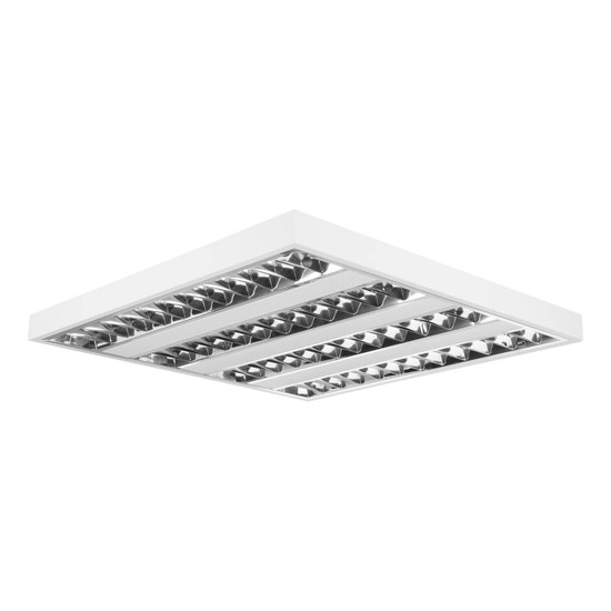 Eglo LED Rasterleuchte Martelliano 32,8W CCT warm-/neutral-/tageslichtweiss 2700/4000/6500K Weiss Transparent Stahl 59,5x59,5cm 902205