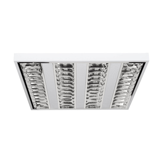 Eglo LED Rasterleuchte Martelliano 32,8W CCT warm-/neutral-/tageslichtweiss 2700/4000/6500K Weiss Transparent Stahl 59,5x59,5cm 902205
