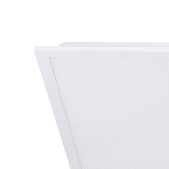 Eglo LED Rasterleuchte Colfiorito 36,5W CCT warm-/neutral-/tageslichtweiss 3000/4500/6000K IP44 Weiss Aluminium 59,5x59,5cm 902212