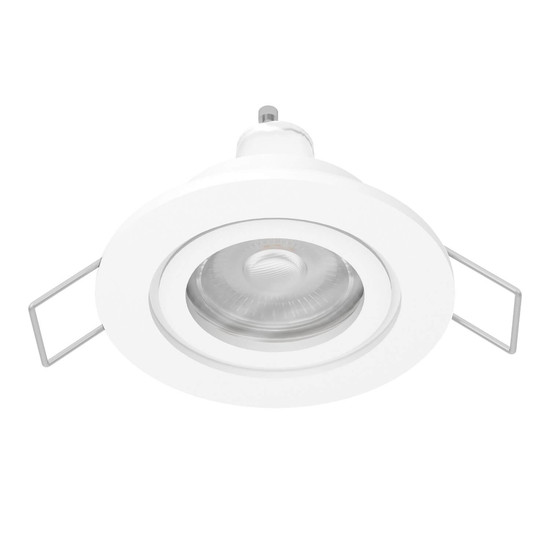 Eglo LED Einbauspot Barranco GU10 4,5W neutralweiss 4000K IP44 Weiss Ø8cm 902247