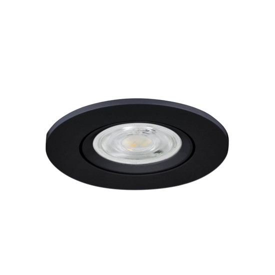 Eglo LED Einbauspot Barranco GU10 4,5W neutralweiss 4000K IP44 Schwarz Ø8cm 902249