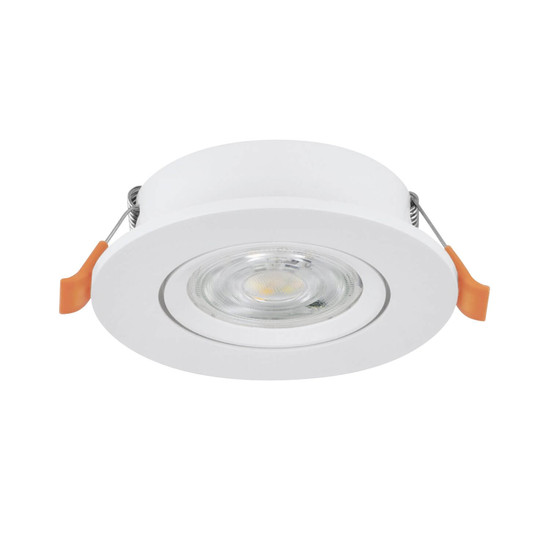 Eglo LED Einbauspot Barranco 4,8W CCT warm-/neutral-/tageslichtweiss 2700/4000/6500K Weiss Ø9cm 902261
