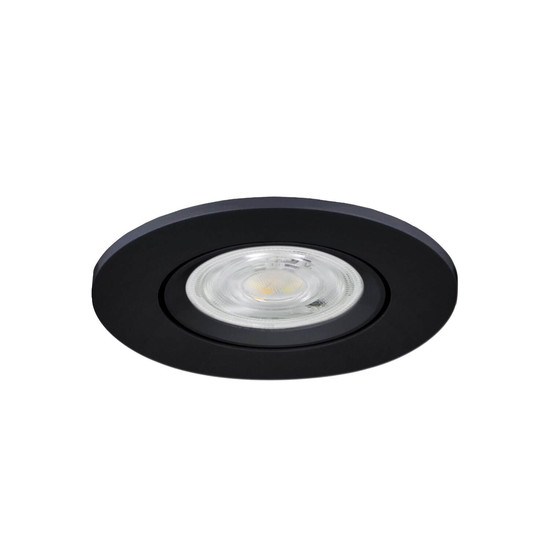Eglo LED Einbauspot Barranco 4,8W CCT warm-/neutral-/tageslichtweiss 2700/4000/6500K Schwarz Ø9cm 902264