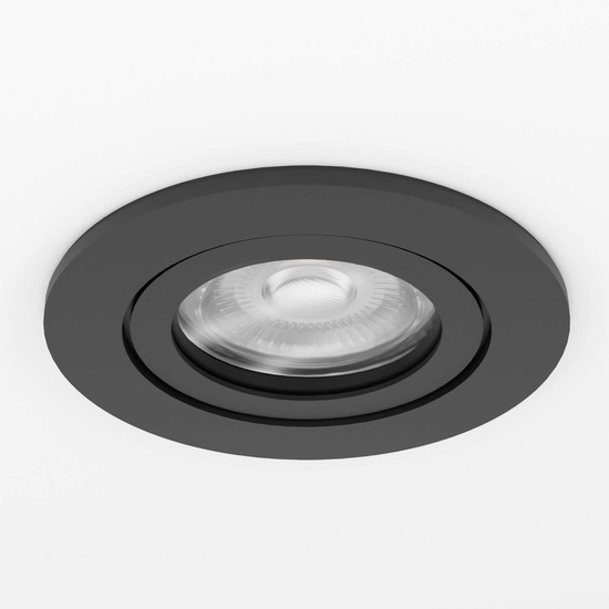 Eglo LED Einbauspot Barranco 4,8W CCT warm-/neutral-/tageslichtweiss 2700/4000/6500K Schwarz Ø9cm 902264
