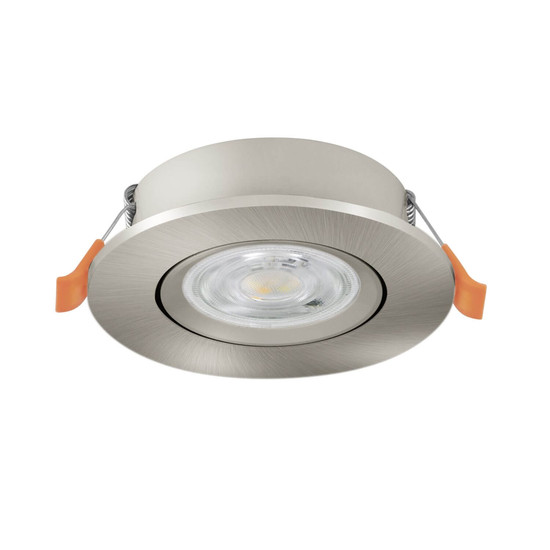 Eglo LED Einbauspot Barranco 4,8W CCT warm-/neutral-/tageslichtweiss 2700/4000/6500K Nickel-matt Ø9cm 902267