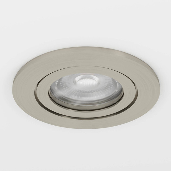 Eglo LED Einbauspot Barranco 4,8W CCT warm-/neutral-/tageslichtweiss 2700/4000/6500K Nickel-matt Ø9cm 902267