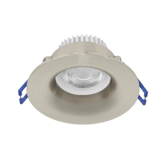 Eglo LED Einbauspot Salabate 5W CCT warm-/neutral-/tageslichtweiss 2700/4000/6500K IP65 Nickel-matt Aluminium Ø9cm 902275
