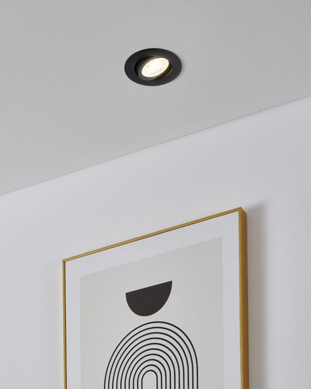Eglo LED Einbauspot Saliceto-Z Smart 3-flammig dimmbar 3x 4,9W RGB CCT warm-/tageslichtweiss 2700-6500K Zigbee Schwarz Aluminium Ø9cm 902287