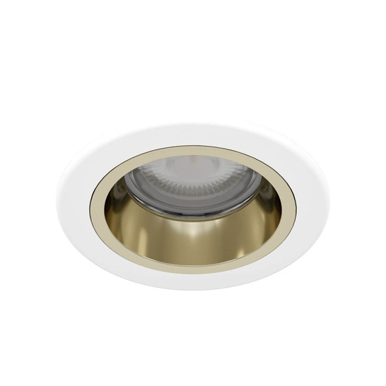 Eglo LED Einbauspot Yebra-Z Smart dimmbar 4,9W RGB CCT warm-/tageslichtweiss 2700-6500K Zigbee Weiss Gold Ø9cm 902299