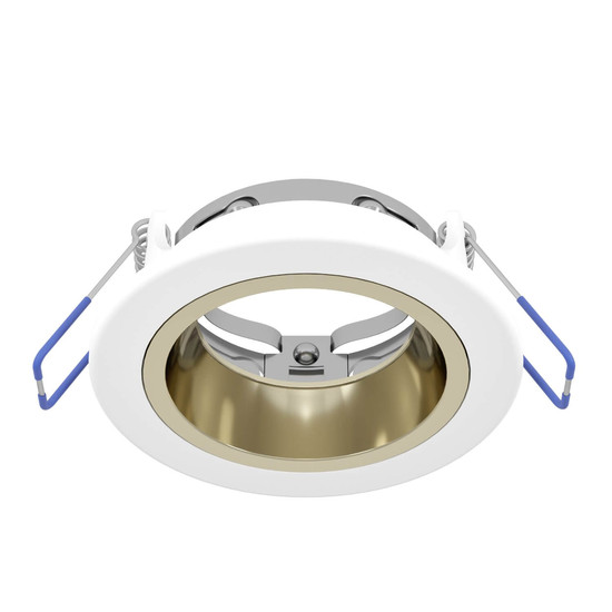 Eglo LED Einbauspot Yebra-Z Smart dimmbar 4,9W RGB CCT warm-/tageslichtweiss 2700-6500K Zigbee Weiss Gold Ø9cm 902299