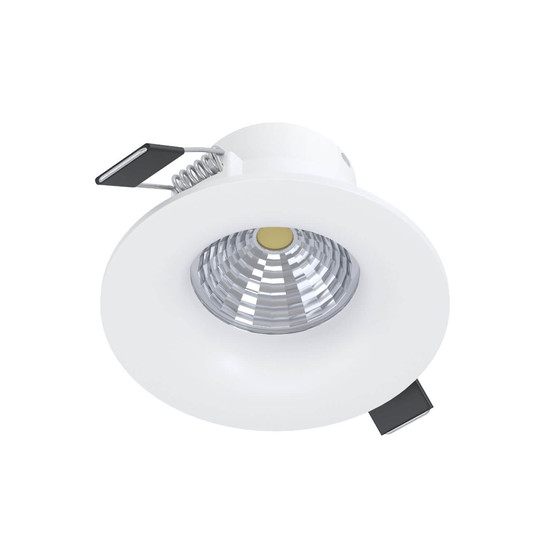 Eglo LED Einbauspot Saliceto dimmbar 6,4W neutralweiss 4000K Weiss Aluminium Ø9cm 902329
