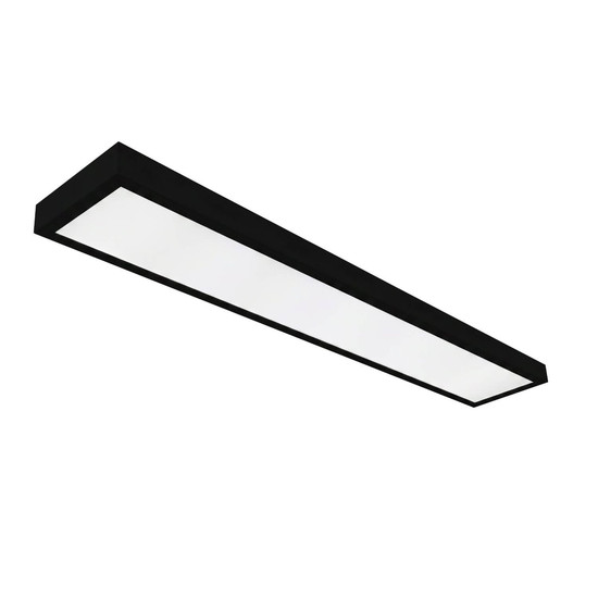 Eglo LED Panel Pietrangeli 34,4W CCT warm-/neutral-/tageslichtweiss 2700/4000/6500K Schwarz Aluminium 118,5x20cm 902353