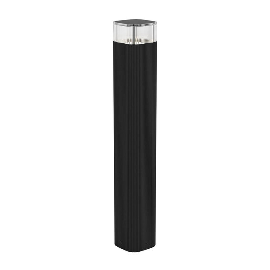 Eglo Wegeleuchte Castelnuovo GU10 IP65 Schwarz-struktur Klar Aluminium 50cm 902409