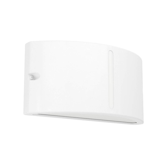 Eglo Außen-Wandleuchte Poggiarello E14 IP54 Weiss 22x8cm 902423