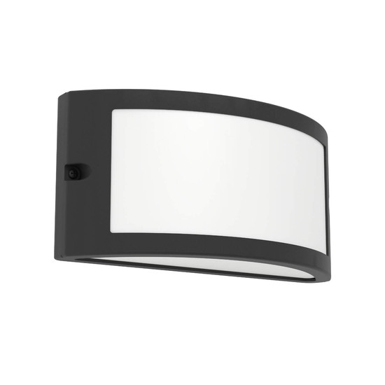 Eglo Außen-Wandleuchte Poggiarello E14 IP54 Schwarz 22x8cm 902424