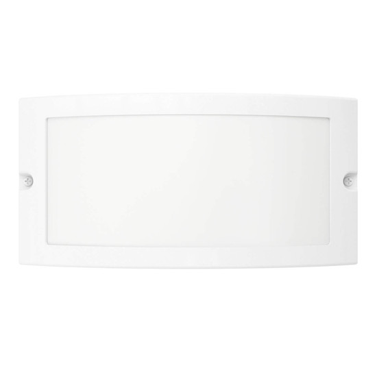 Eglo Außen-Wandleuchte Poggiarello E14 IP54 Weiss 22x8cm 902425