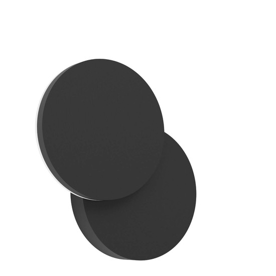 Eglo LED Außen-Wandleuchte Pedersano 8W CCT warm-/neutral-/tageslichtweiss 2700/4000/6500K IP44 Schwarz-struktur Aluminium rund 14x14cm 902483