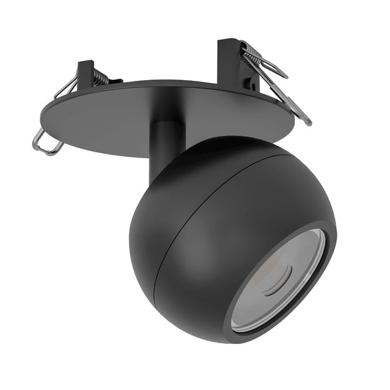 Eglo LED Spot Mengibar Sphere dimmbar 4,8W CCT warm-/neutral-/tageslichtweiss 2700/4000/6500K Schwarz Ø9cm 902724