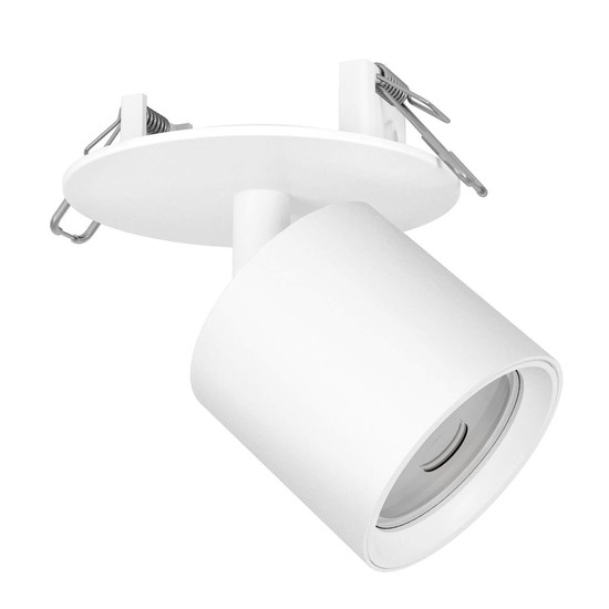 Eglo LED Spot Mengibar Tube dimmbar 4,8W CCT warm-/neutral-/tageslichtweiss 2700/4000/6500K Weiss matt Ø9cm 902906