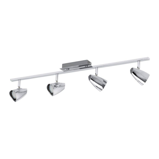 Eglo 93675 Corbera LED Spot 4x3W Stahl Kunststoff chrom