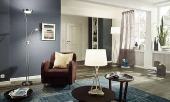 Eglo 93713 Sarrione LED Stehleuchte Stahl nickel-matt satiniert