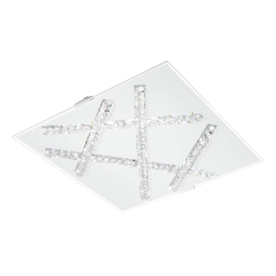 Eglo 93764 Sorrenta LED Wandleuchte / Deckenleuchte 9.7W Stahl weiss klar