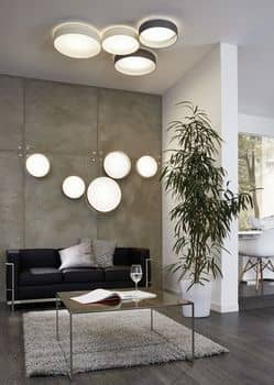 Eglo 93949 Palomaro LED Deckenleuchte 12W weiss taupe graubraun