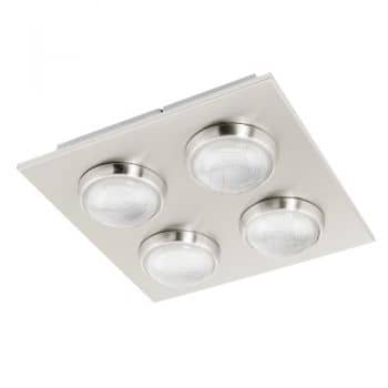 Eglo LED Deckenleuchte Lombes 4x4.5W nickel