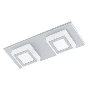 Eglo 94506 Masiano LED Wandleuchte / Deckenleuchte 2x3.3W Alugebürstet satiniert