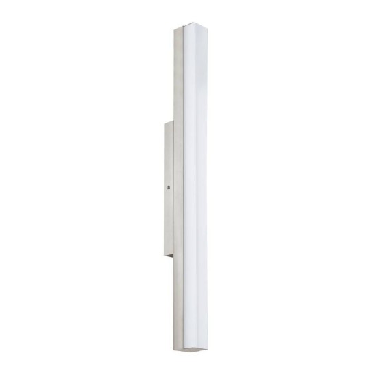 Eglo 94617 TORRETTA LED Wand-/Deckenleuchte 13W 600x40mm Nickel-Matt Weiss Neutralweiss IP44