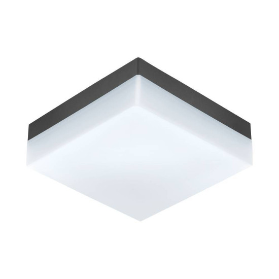 Eglo 94872 SONELLA LED Außen-Wand-/Deckenleuchte 8,2W Anthrazit Weiss Warmweiss IP44