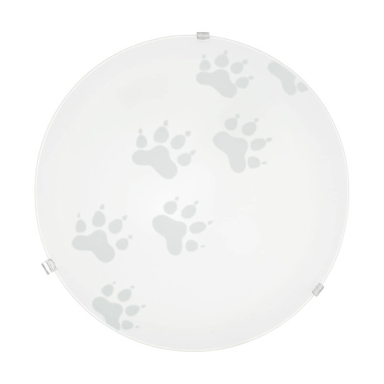 Eglo 94971 Mars Deckenleuchte E27 Tatze-Design Glas satiniert