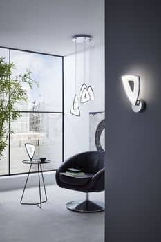 Eglo 95219 Amonde LED Hängeleuchte 5x6W Aluguss Chrom